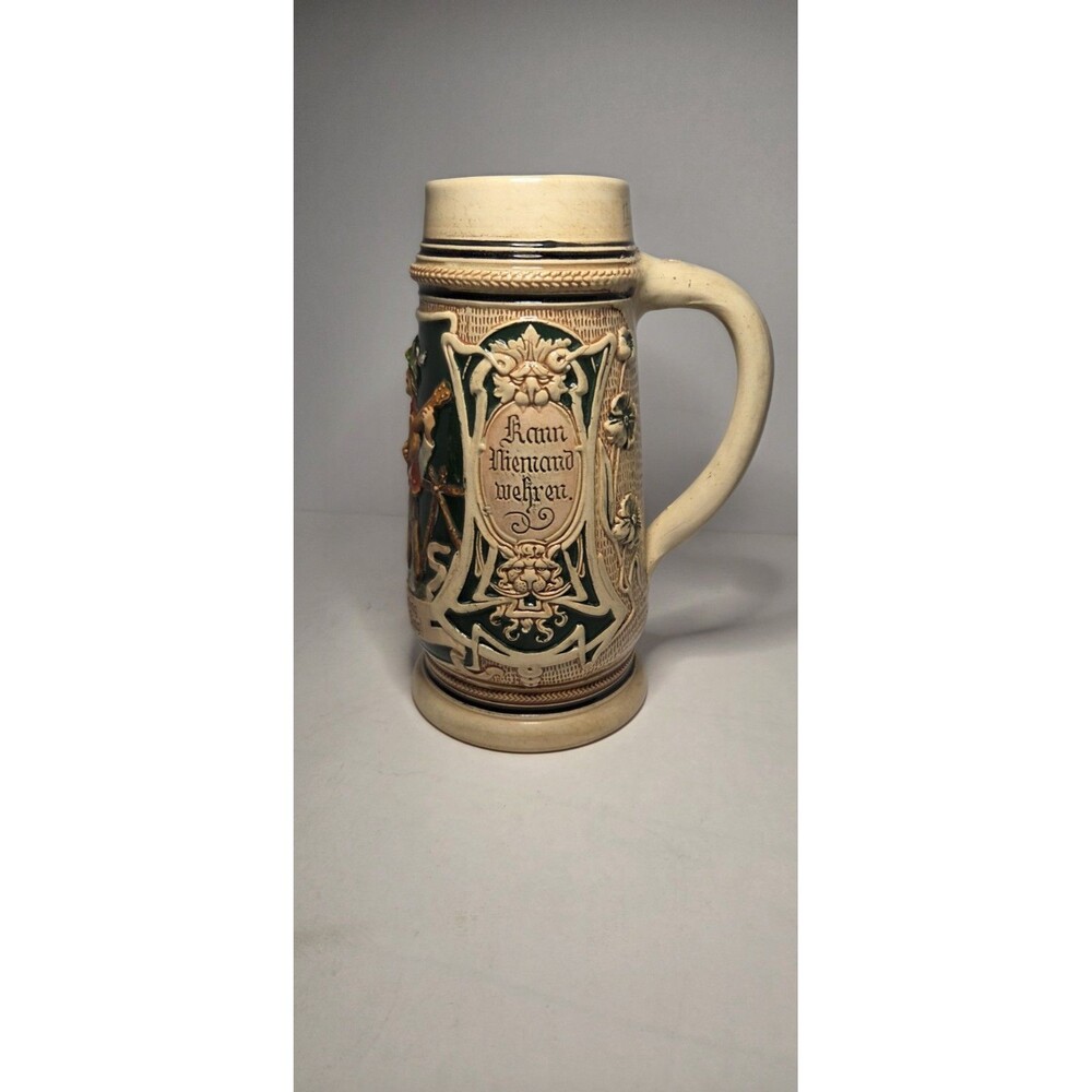 Marzi + Remy German 1 L Beer Stein  Musician With German Wording 8" Overall